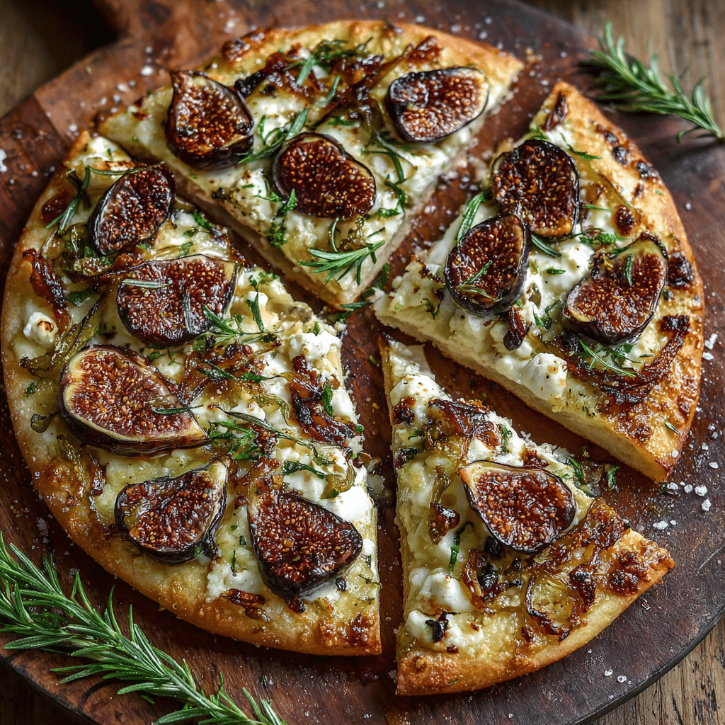 Fig, Olive & Rosemary Whole Wheat Focaccia Recipe - Recipe Image