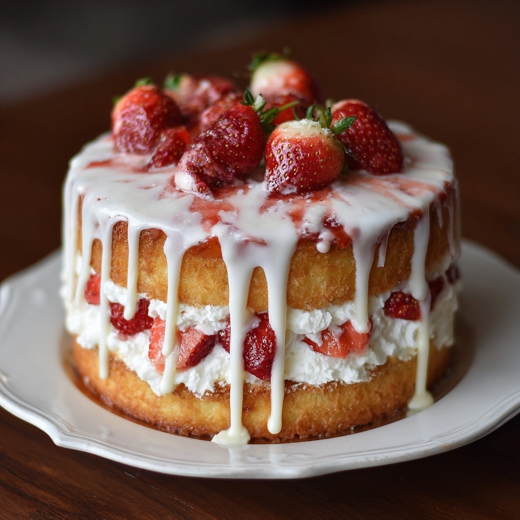 Small-Batch Vegan Strawberry Cake Recipe