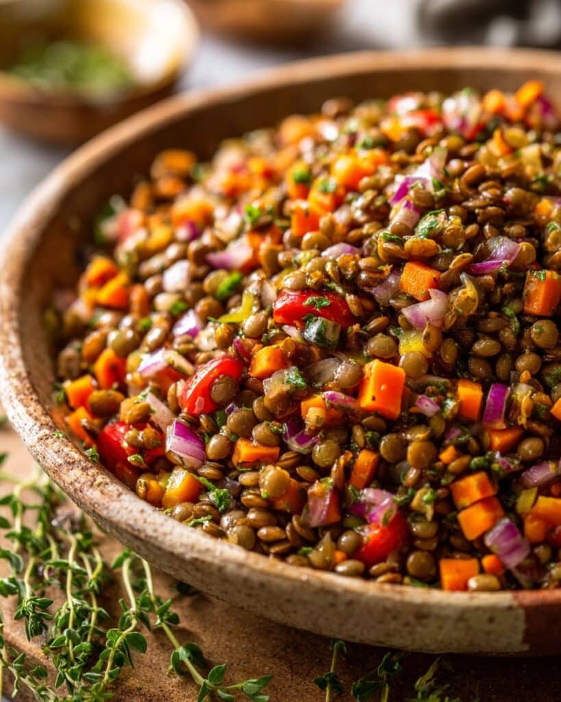Mediterranean Lentil Salad Recipe