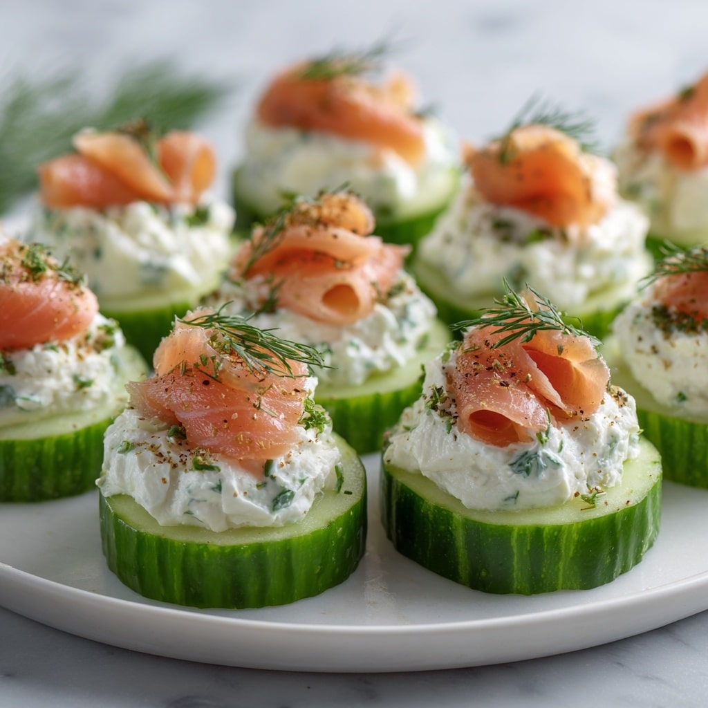 Cucumber Bites with Cream Cheese, Ranch, and Cherry Tomatoes Recipe