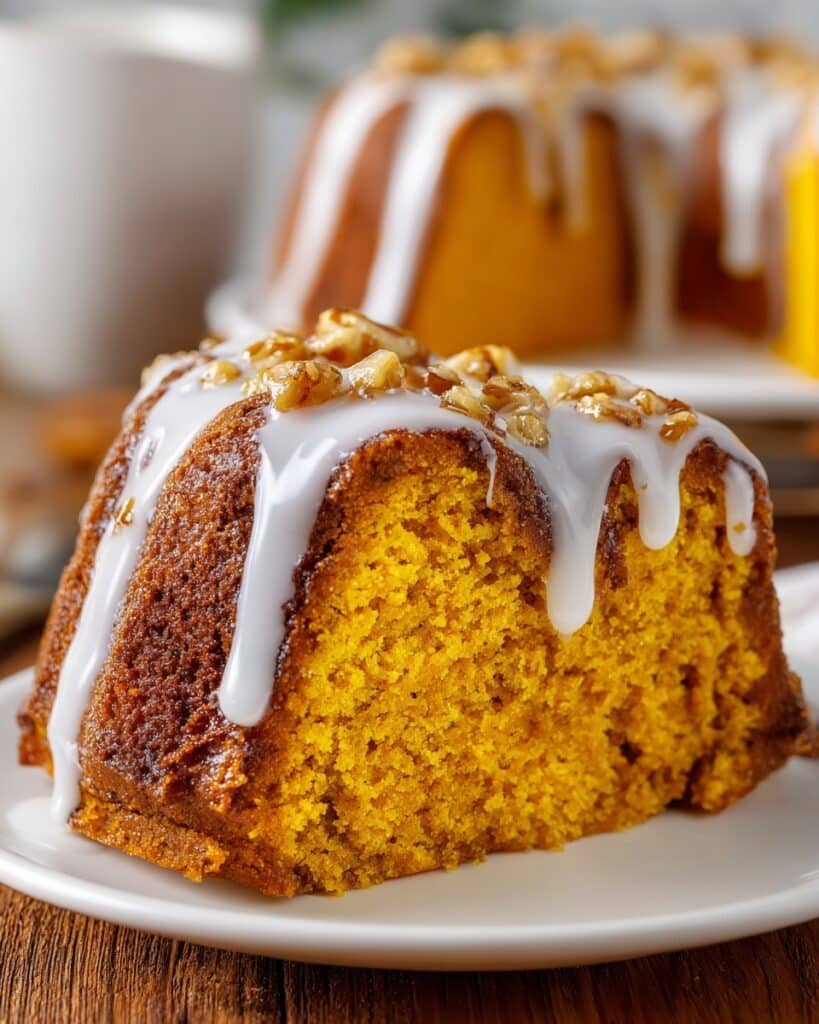 Pumpkin Honey Bun Cake Recipe