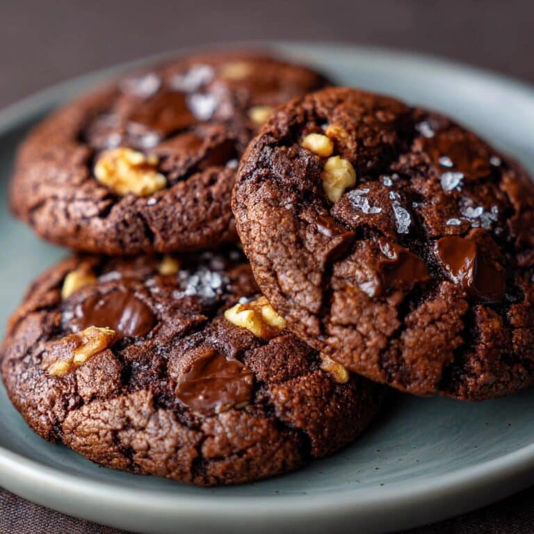 Brown Butter Double Chocolate Peanut Butter Cookies Recipe
