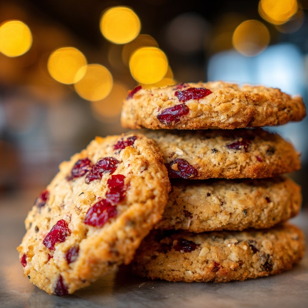 Raspberry Almond Oat Breakfast Cookies Recipe - Recipe Image