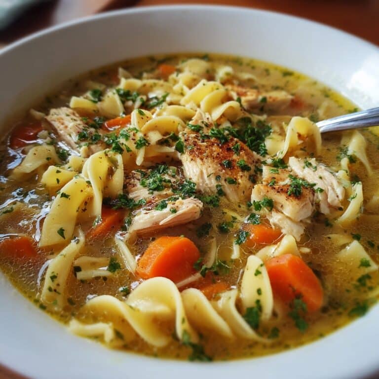 Creamy Chicken Noodle Soup Recipe