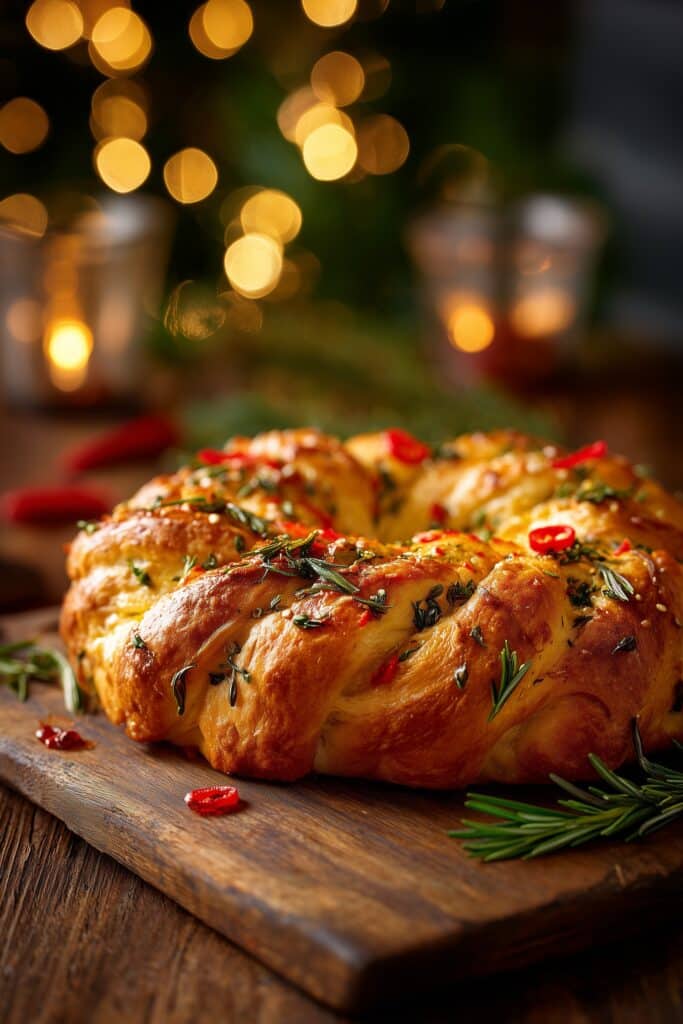 Sweet Grazing Wreath with Chocolate Salami and Festive Decor Recipe