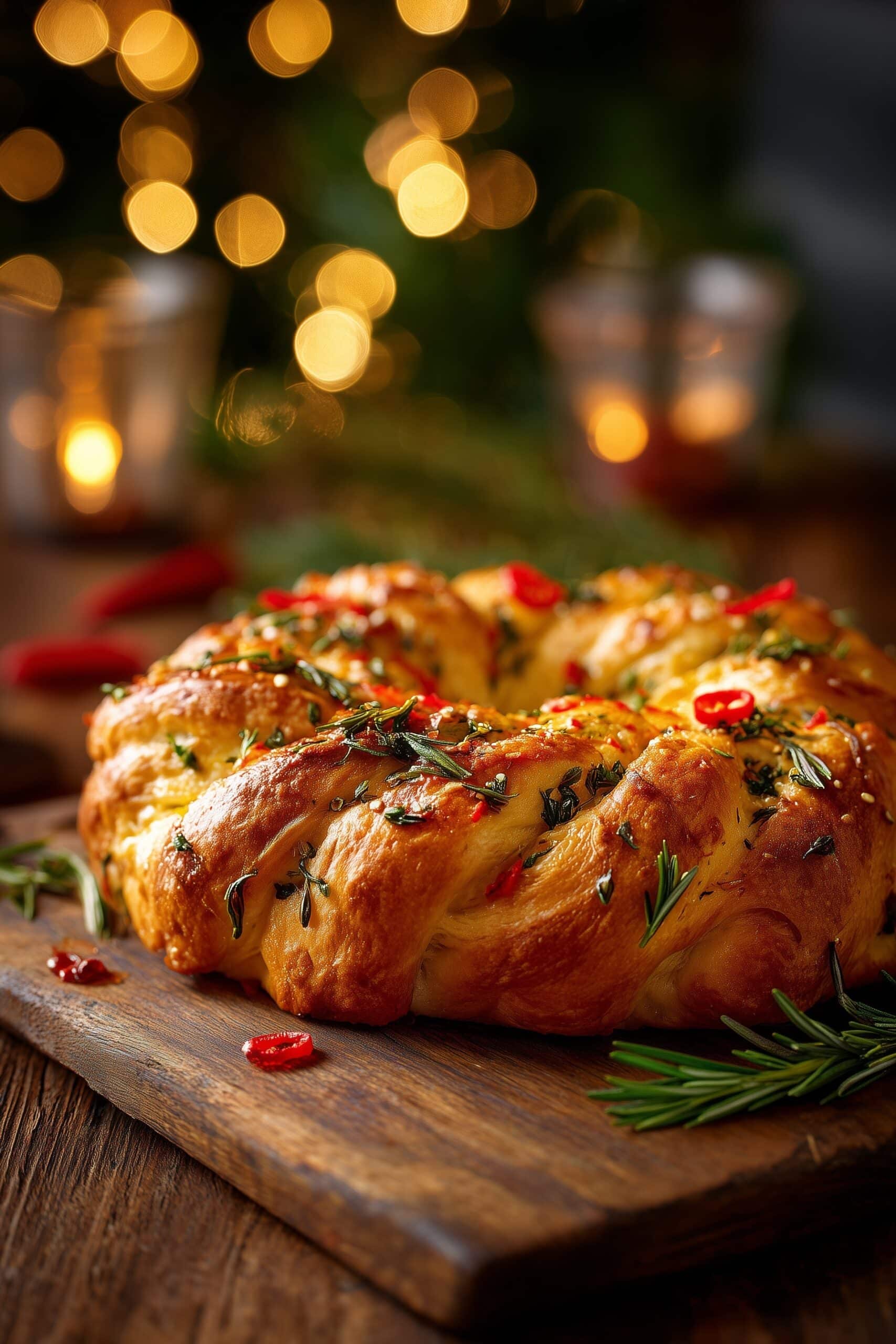 Sweet Grazing Wreath with Chocolate Salami and Festive Decor Recipe - Recipe Image