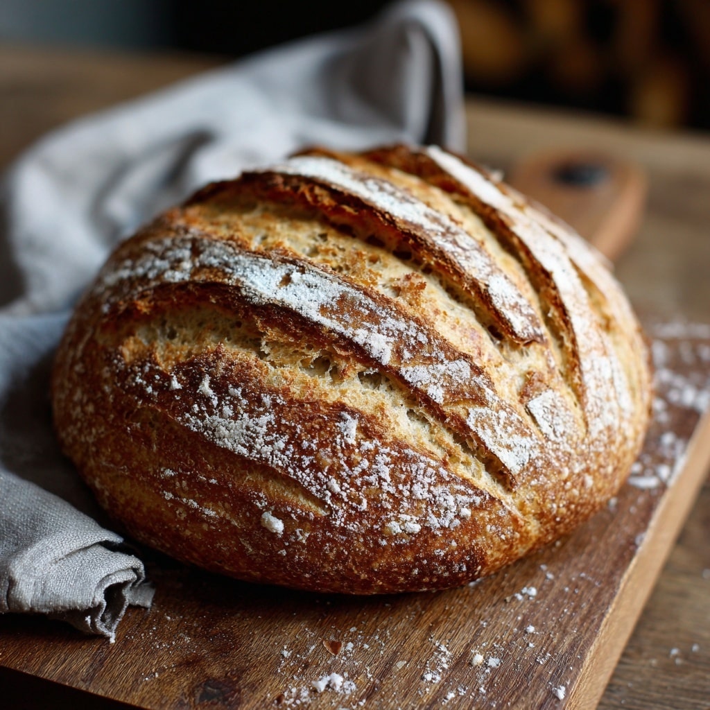 No Knead Artisan Bread Recipe