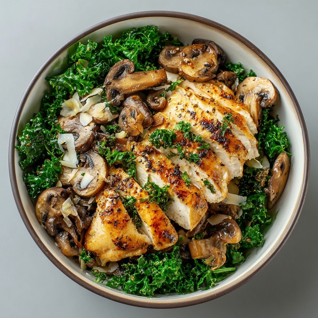 Sautéed Garlic Spinach and Mushrooms Recipe