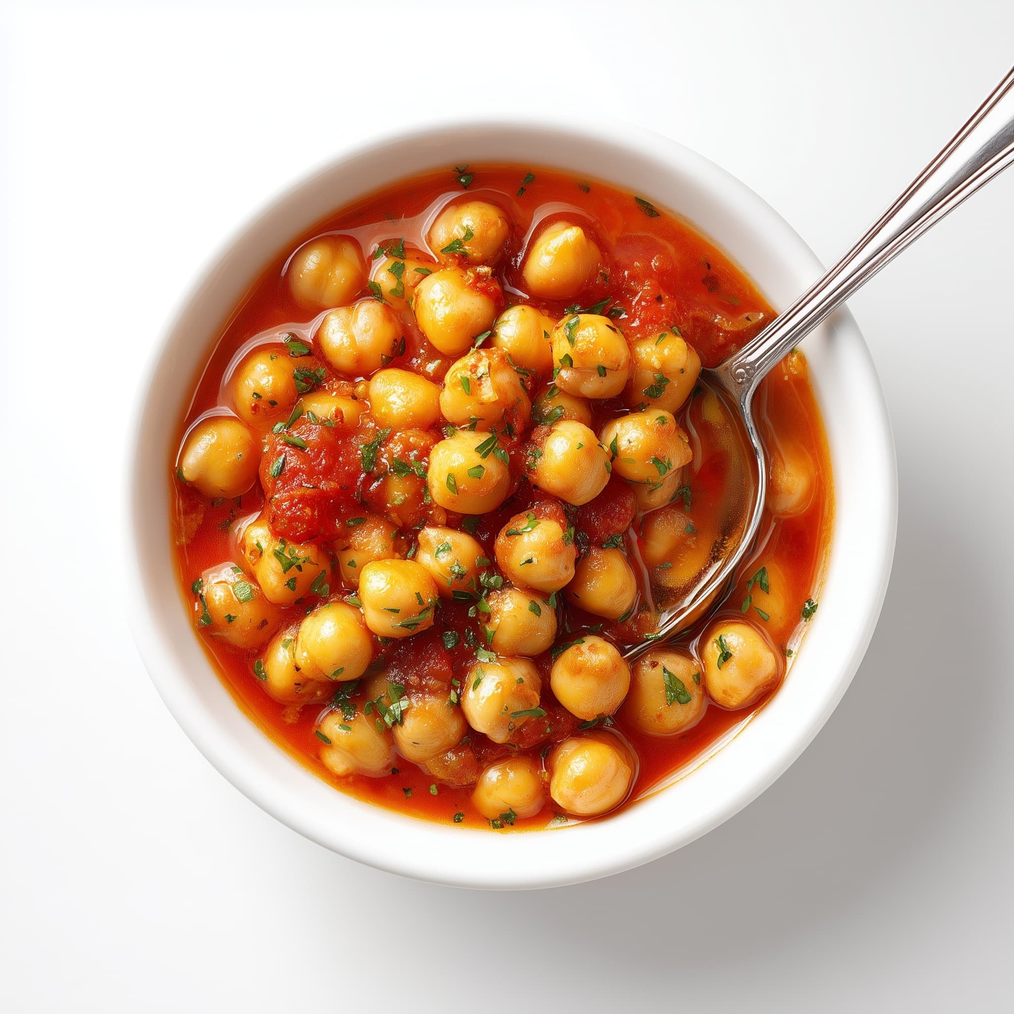 Chickpeas all’Arrabbiata Recipe - Recipe Image