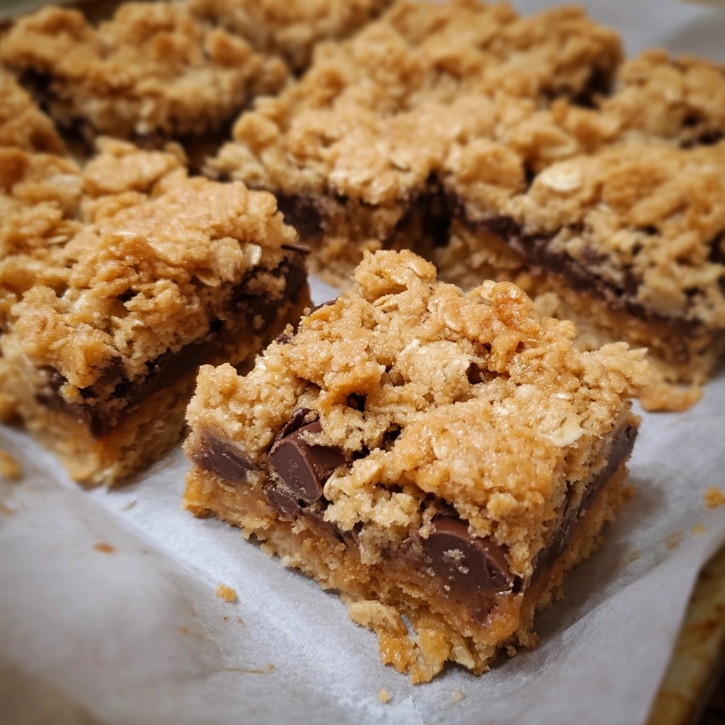Almond Butter Chocolate Chip Zucchini Bars Recipe - Recipe Image