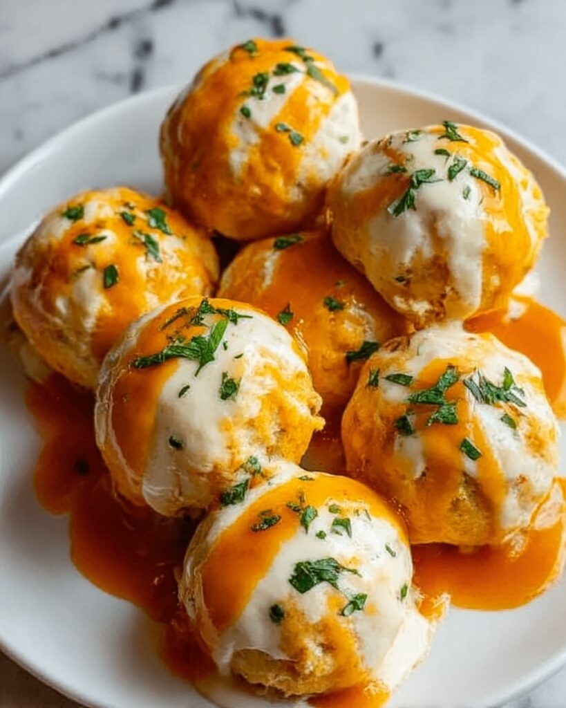Cheesy Buffalo Ranch Chicken Bombs Recipe