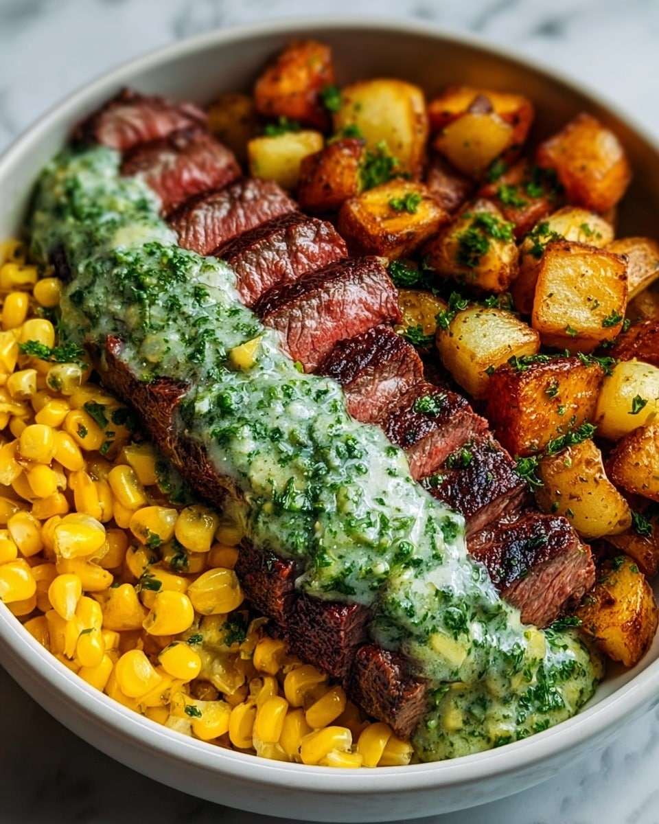 Steak Avocado Corn Bowl: A Delicious & Healthy Recipe