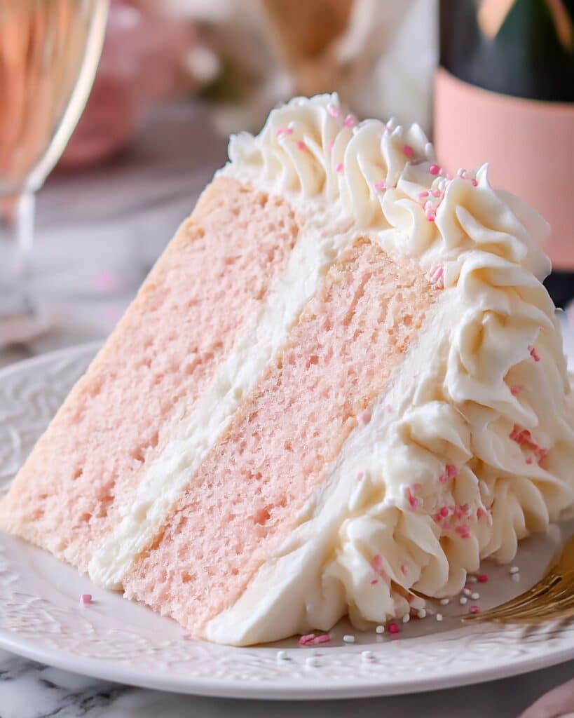 Pink Champagne Cake Recipe