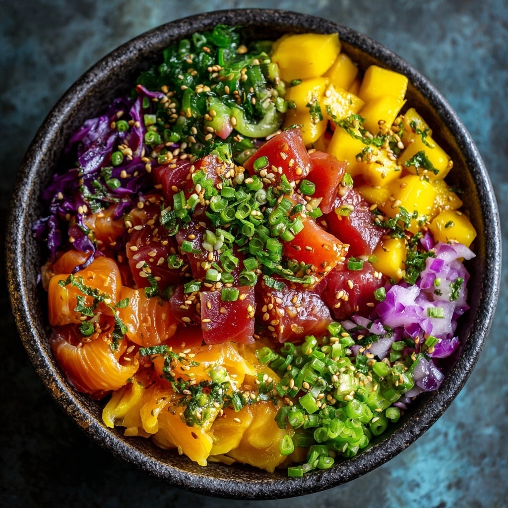 Chili Miso Salmon with Peach Mango Salsa Recipe