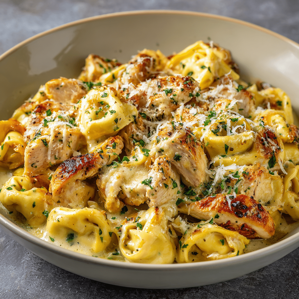 Alfredo Tortellini Bake Recipe - Recipe Image