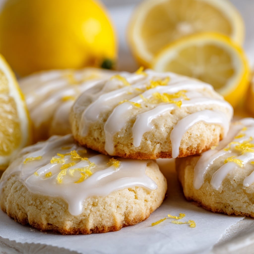 Lemon Cookies with Raspberry Frosting Recipe