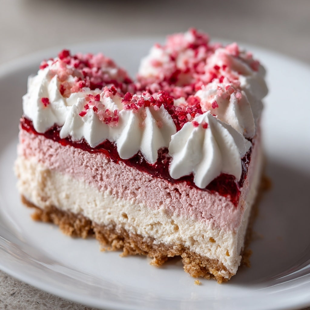 Vegan Heart-Shaped Raspberry Cake with Pink Buttercream Frosting Recipe - Recipe Image