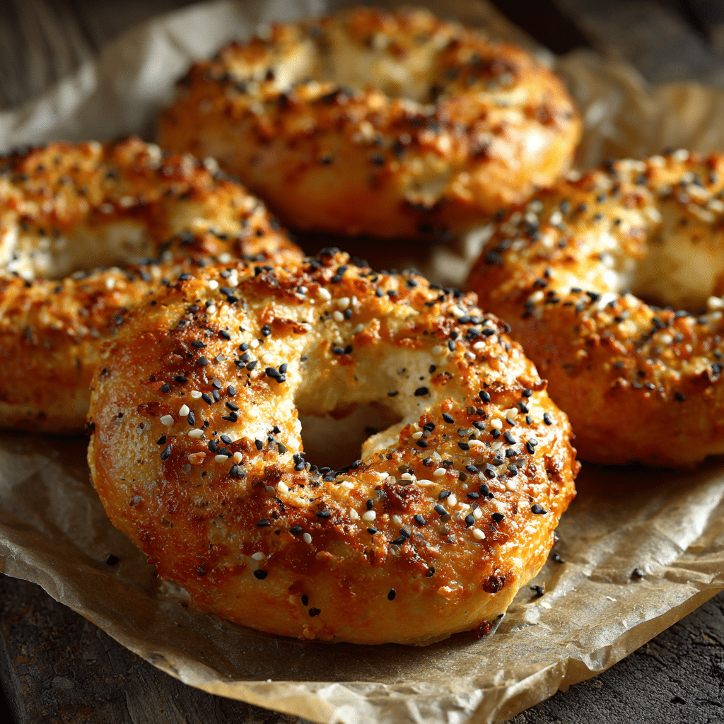 Homemade Air Fryer Bagels Recipe - Recipe Image