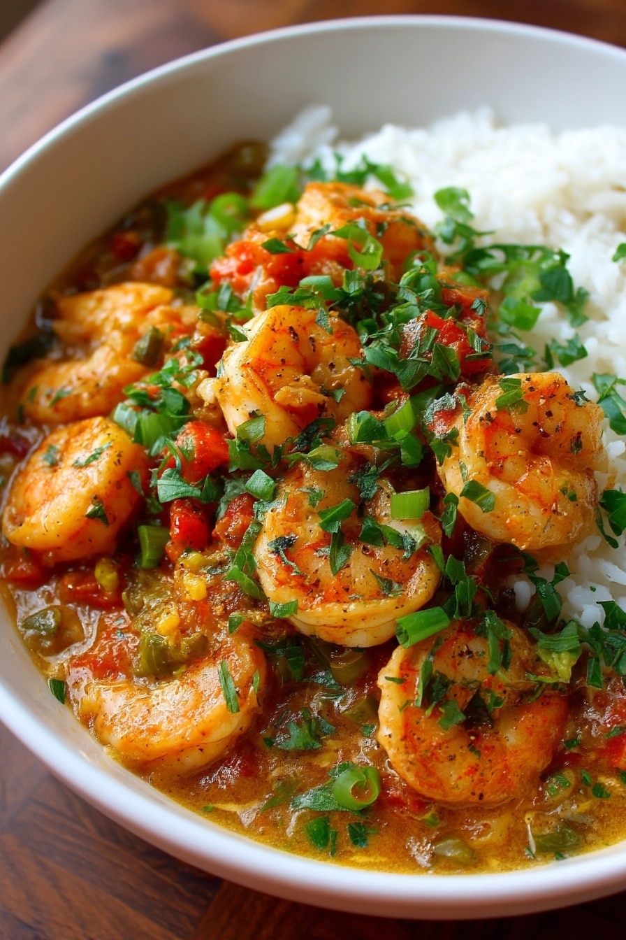 Creamy Curry Prawns with Coconut Milk Recipe - Recipe Image