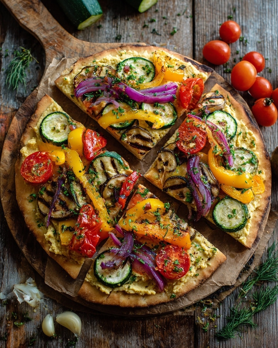 Mediterranean Pizza with Olives, Artichokes, and Feta Recipe - Recipe Image