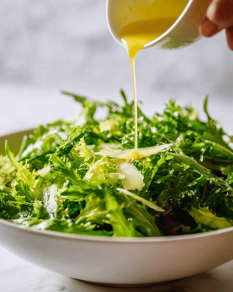 Homemade Salad Dressing with Lemon, Honey, and Fresh Herbs Recipe