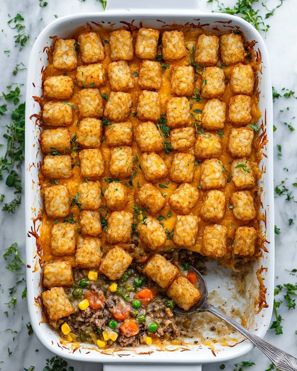 Tater Tot Casserole Recipe - Recipe Image