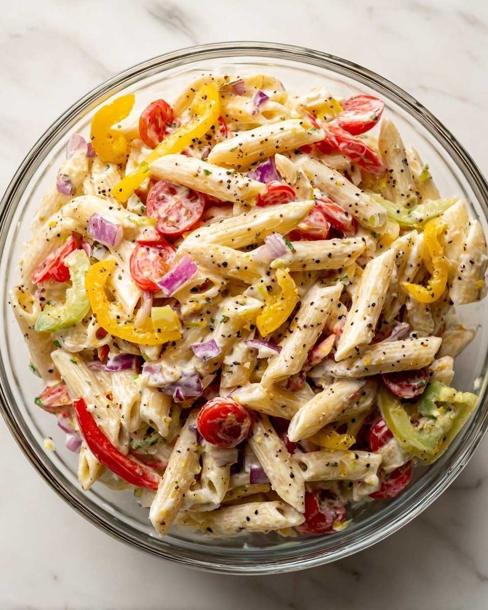Italian Grinder Pasta Salad Recipe - Recipe Image