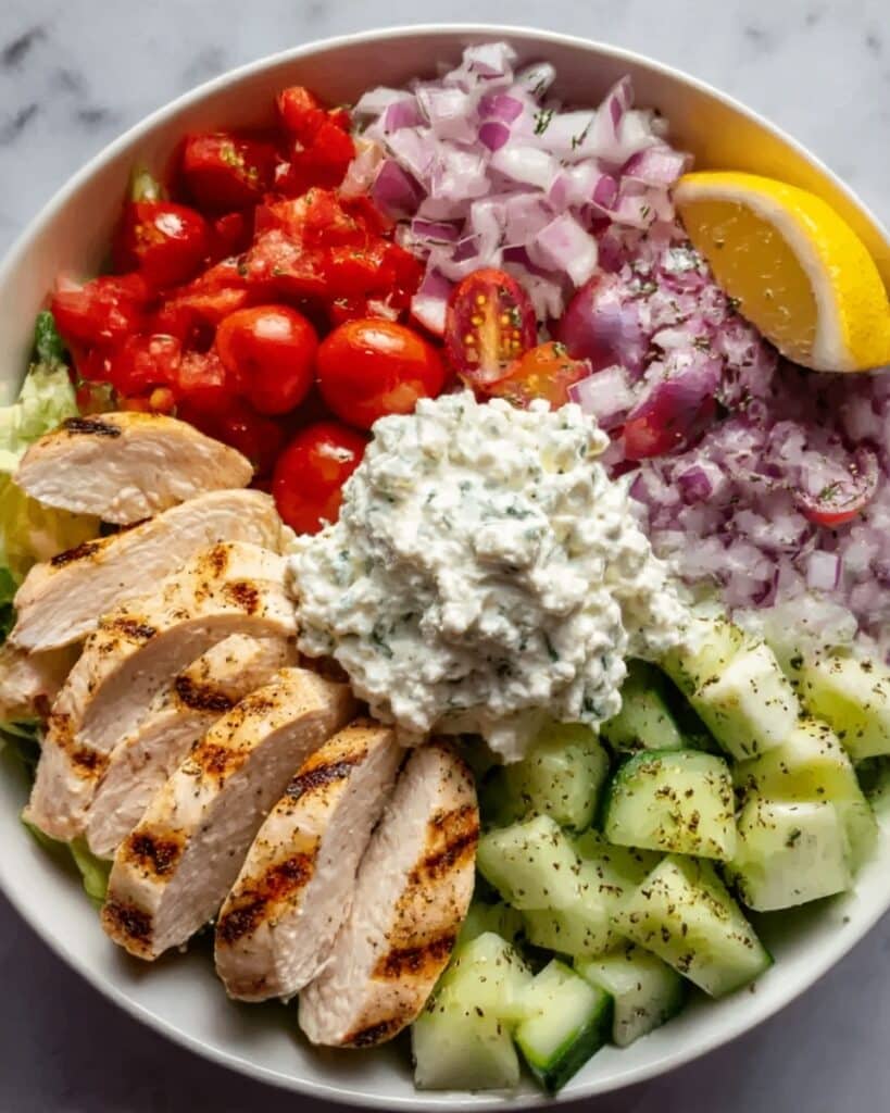 Greek Chicken Bowls Recipe