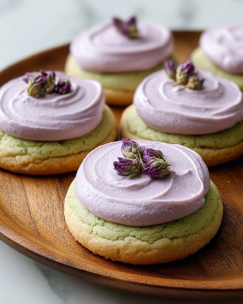 Dreamy Matcha Lavender Sugar Cookies Recipe