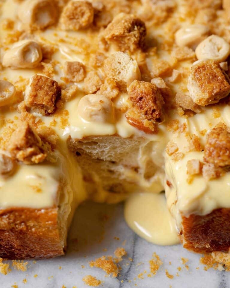 Banana Pudding Rolls with Gooey Vanilla Pudding Recipe