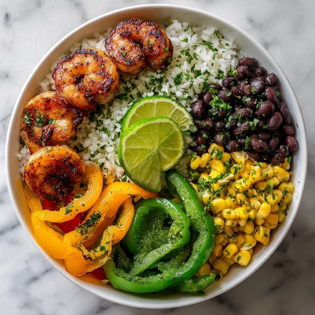 The Best Shrimp Fajita Bowls (30 Minutes, One-Pan) Recipe - Recipe Image