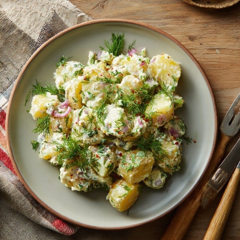 Lemon Pepper Smashed Potato Salad Recipe