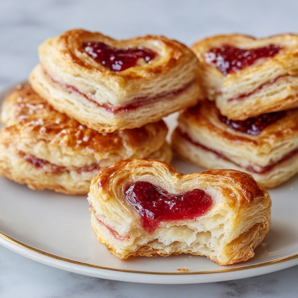 Raspberry Heart Danishes Recipe