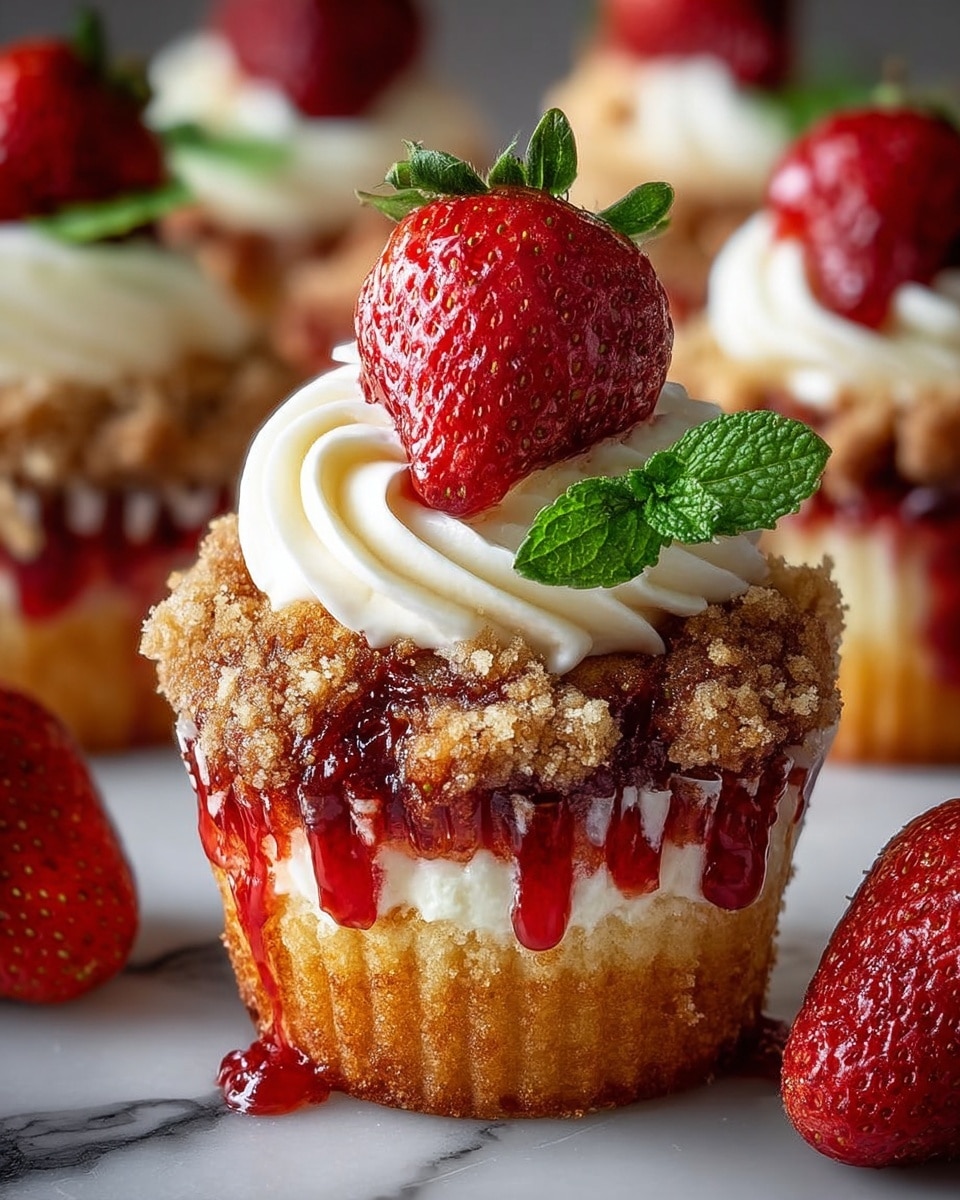 Strawberry Cream Cheese Muffins Recipe - Recipe Image