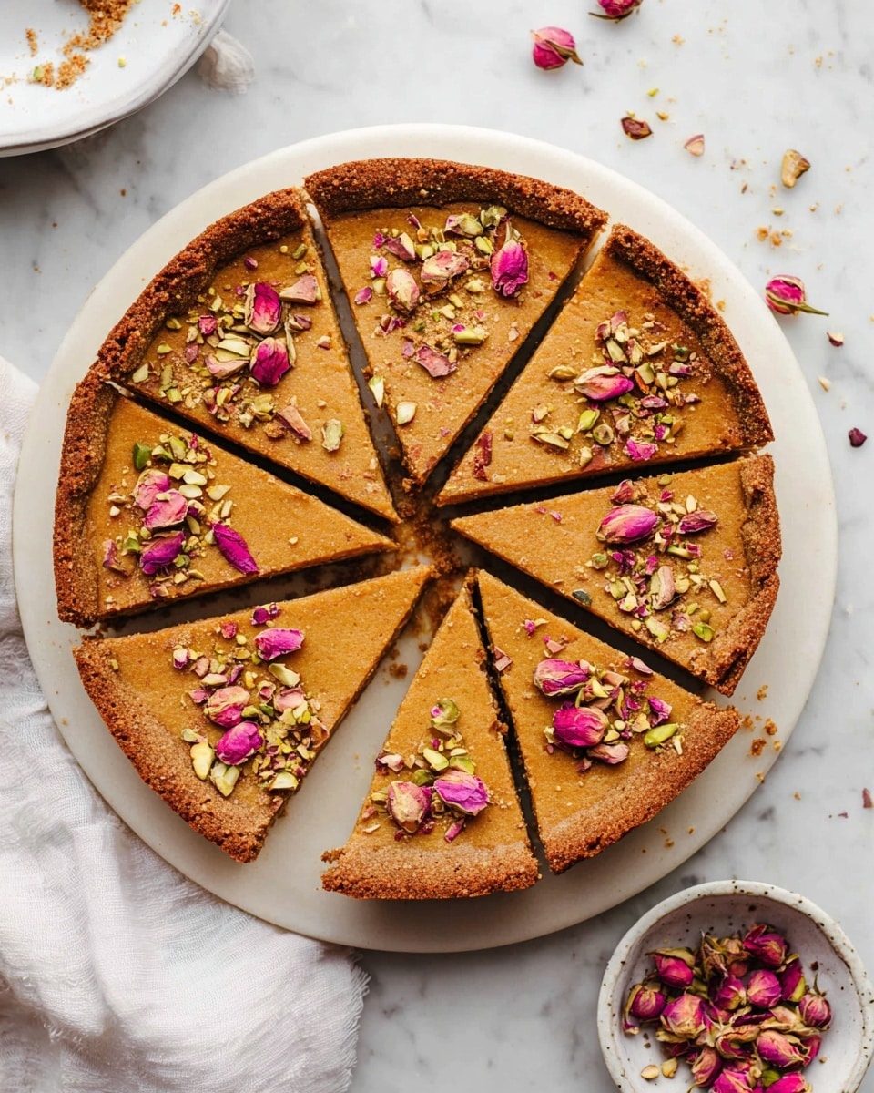 Persian Love Cake with Pistachios and Rose Petals Recipe