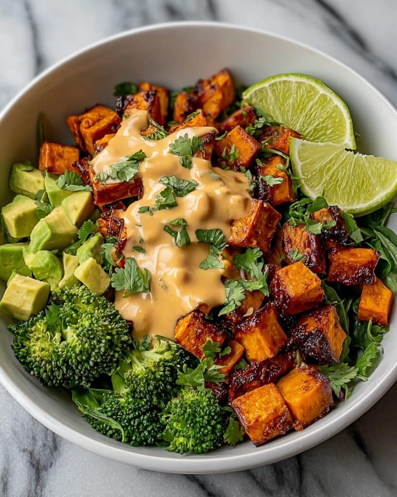 Thai Peanut Sweet Potato Buddha Bowl for Easy Plant-Based Dining Recipe
