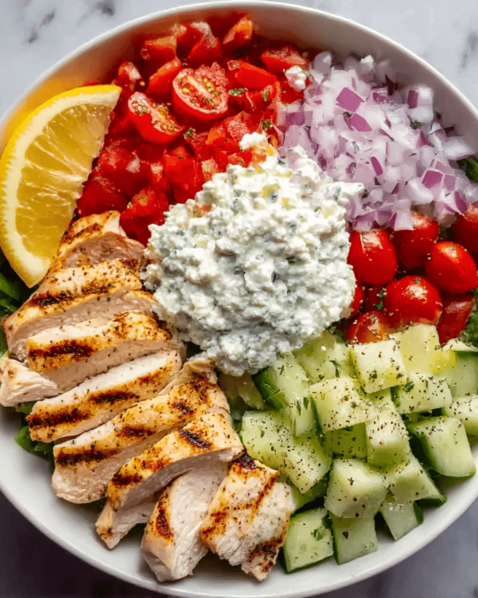 Greek Chicken Bowls Recipe - Recipe Image