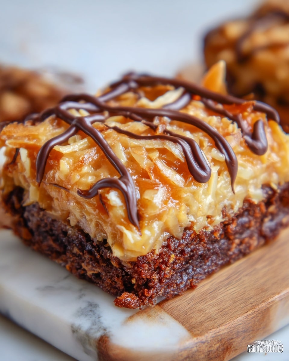 Easy Samoa Brownies Recipe