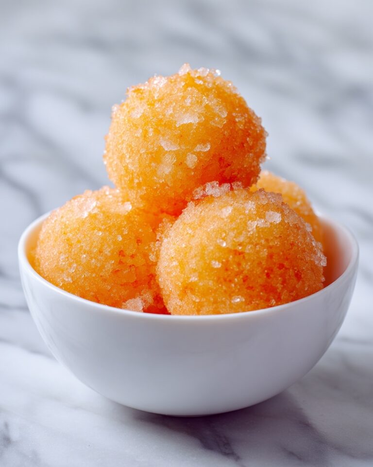 Amazing 1 Bite Blood Orange Champagne Sorbet Recipe