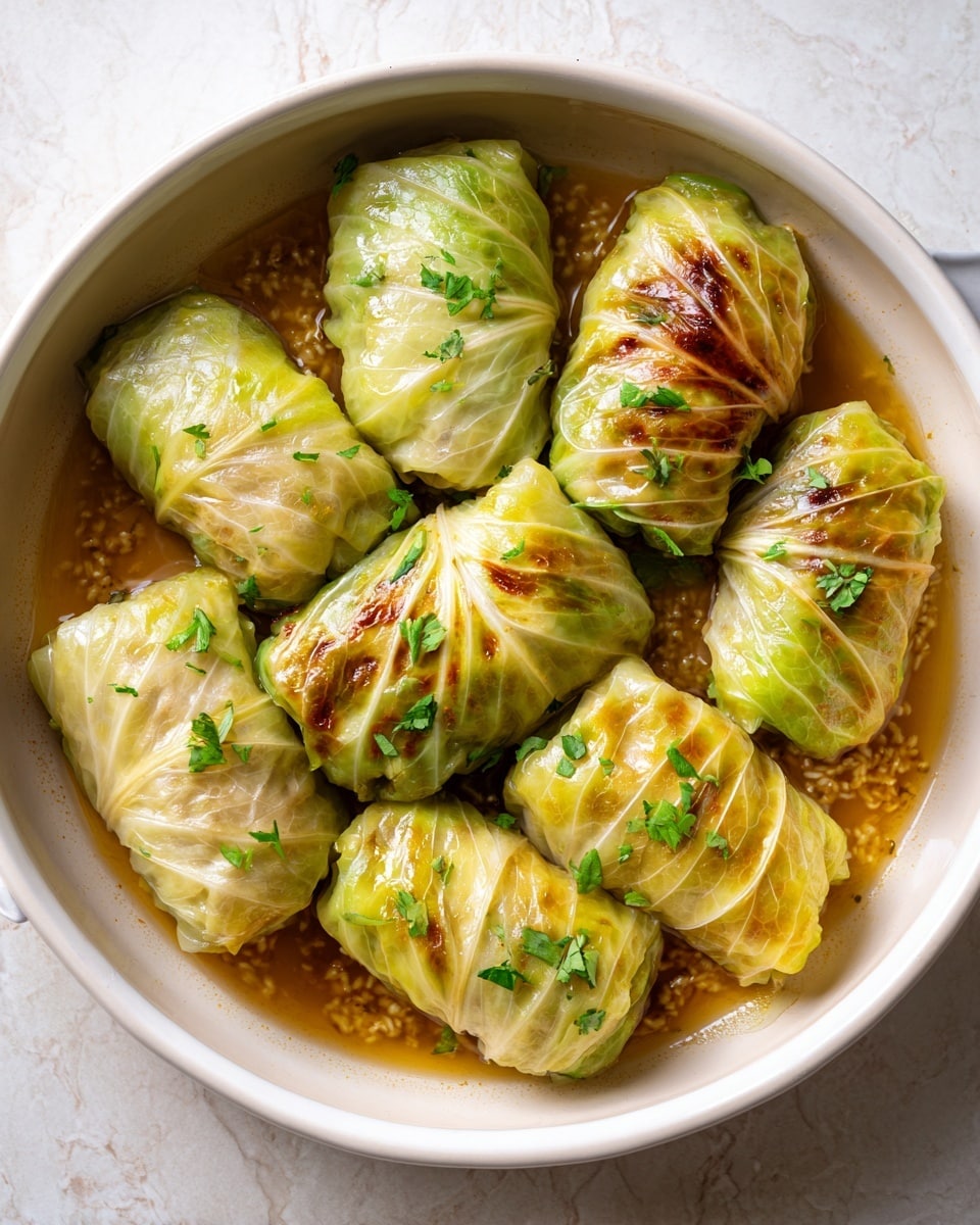 Daniel Fast Cabbage Rolls with Lentils Recipe - Recipe Image