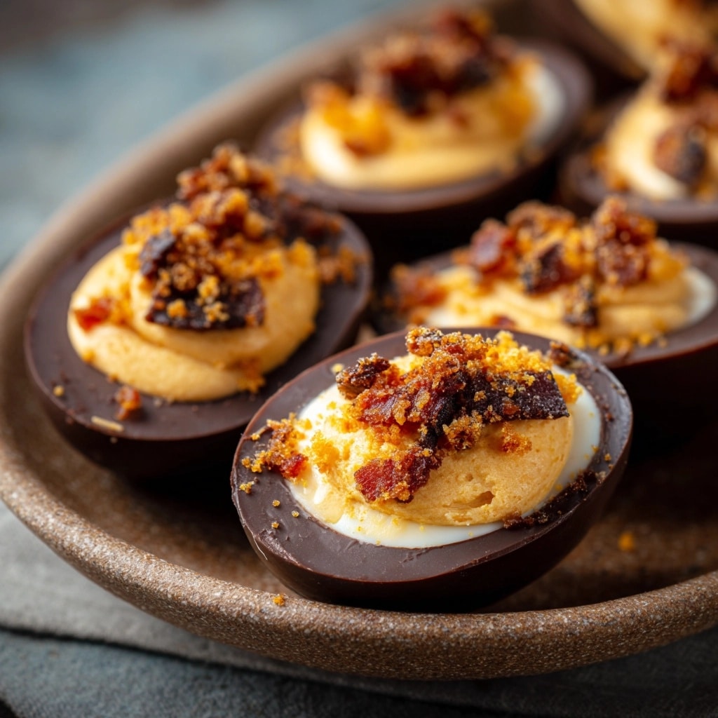 Cheesecake-Filled Easter Eggs Recipe - Recipe Image