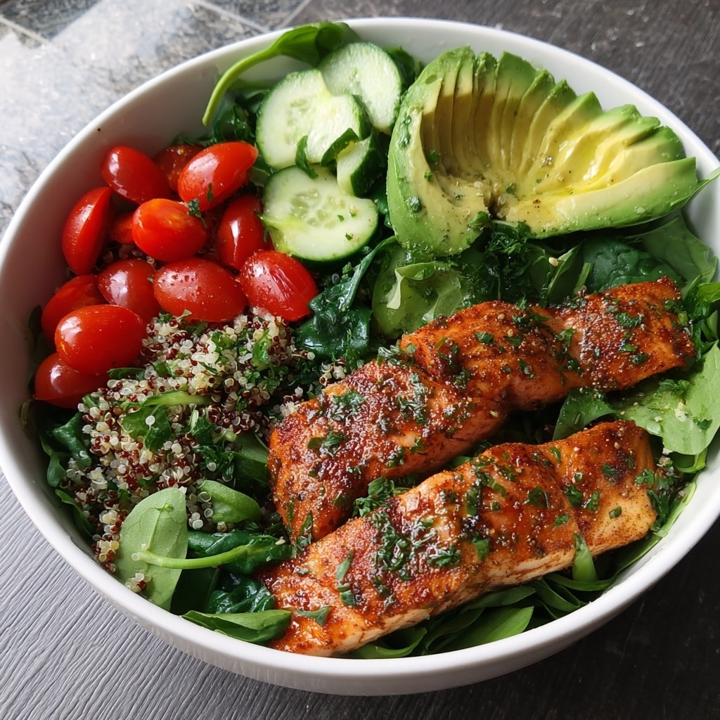 Honey Glazed Salmon Bowl with Cilantro Lime Veggie Mix Recipe