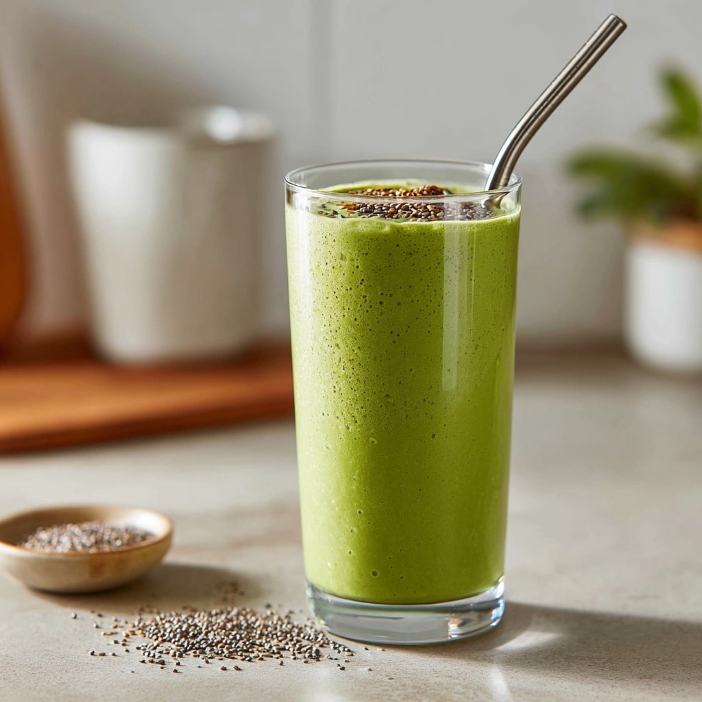 Healthy Matcha Green Smoothie Recipe