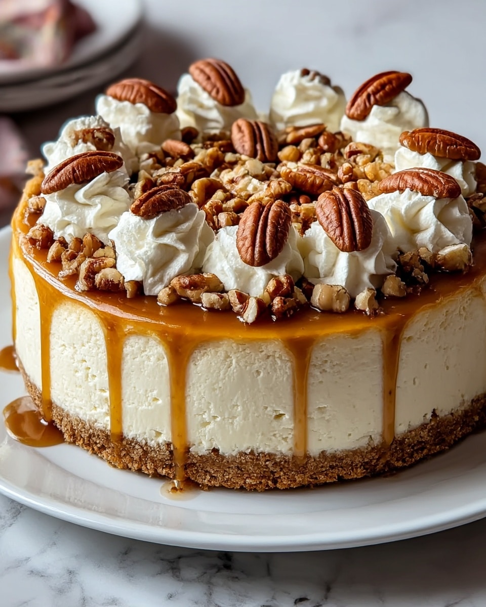 Browned Butter Pecan Cheesecake Recipe - Recipe Image