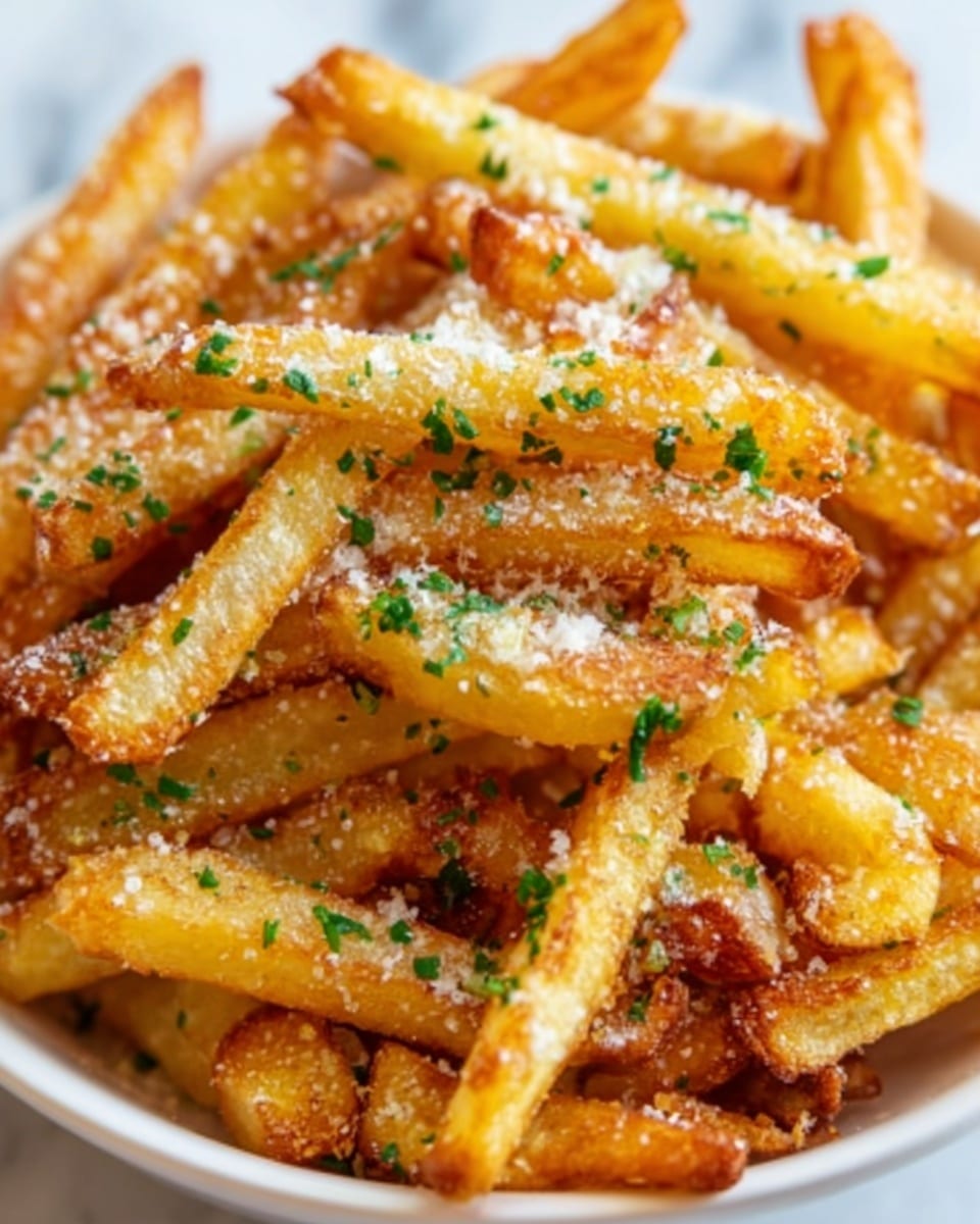 Crispy Air Fryer Garlic Fries: The Ultimate Recipe for Perfectly Seasoned Fries Recipe - Recipe Image