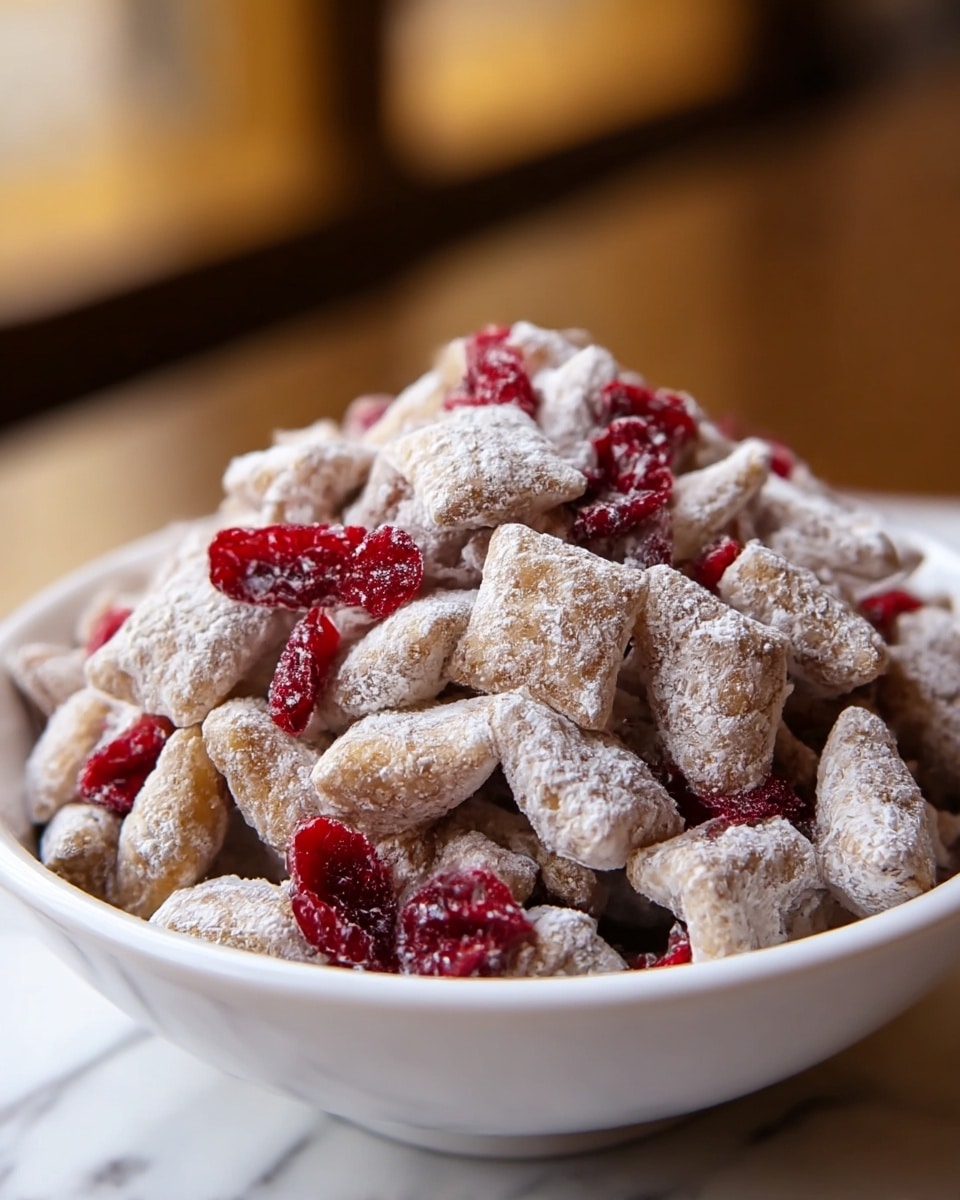 Cherry Cheesecake Puppy Chow Recipe - Recipe Image