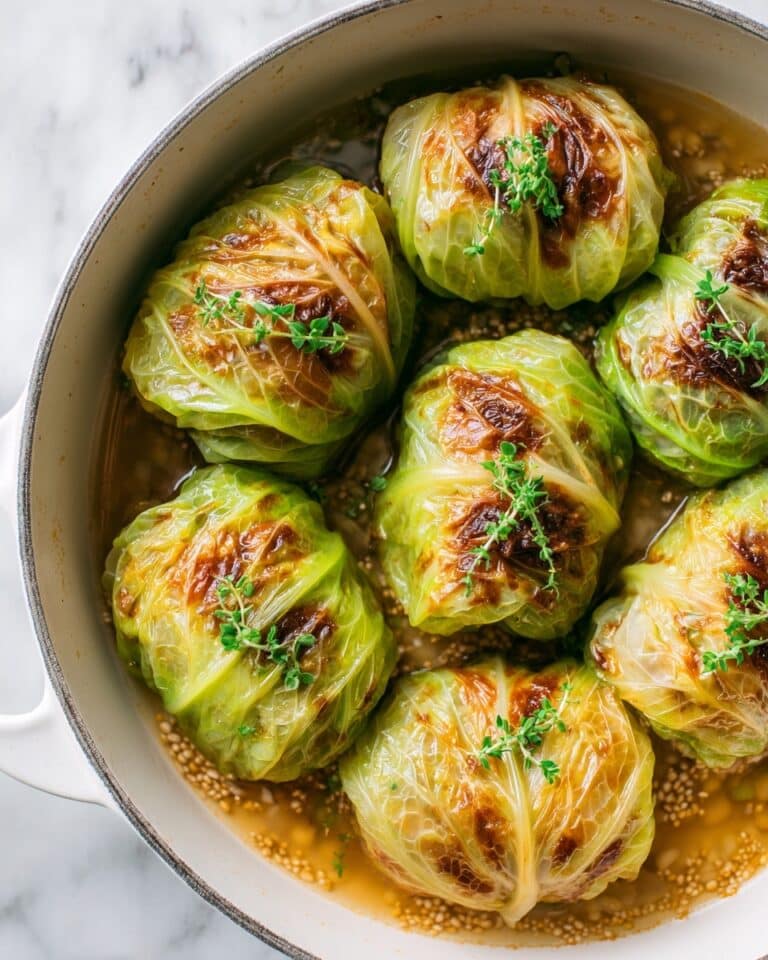 Daniel Fast Cabbage Rolls with Lentils Recipe