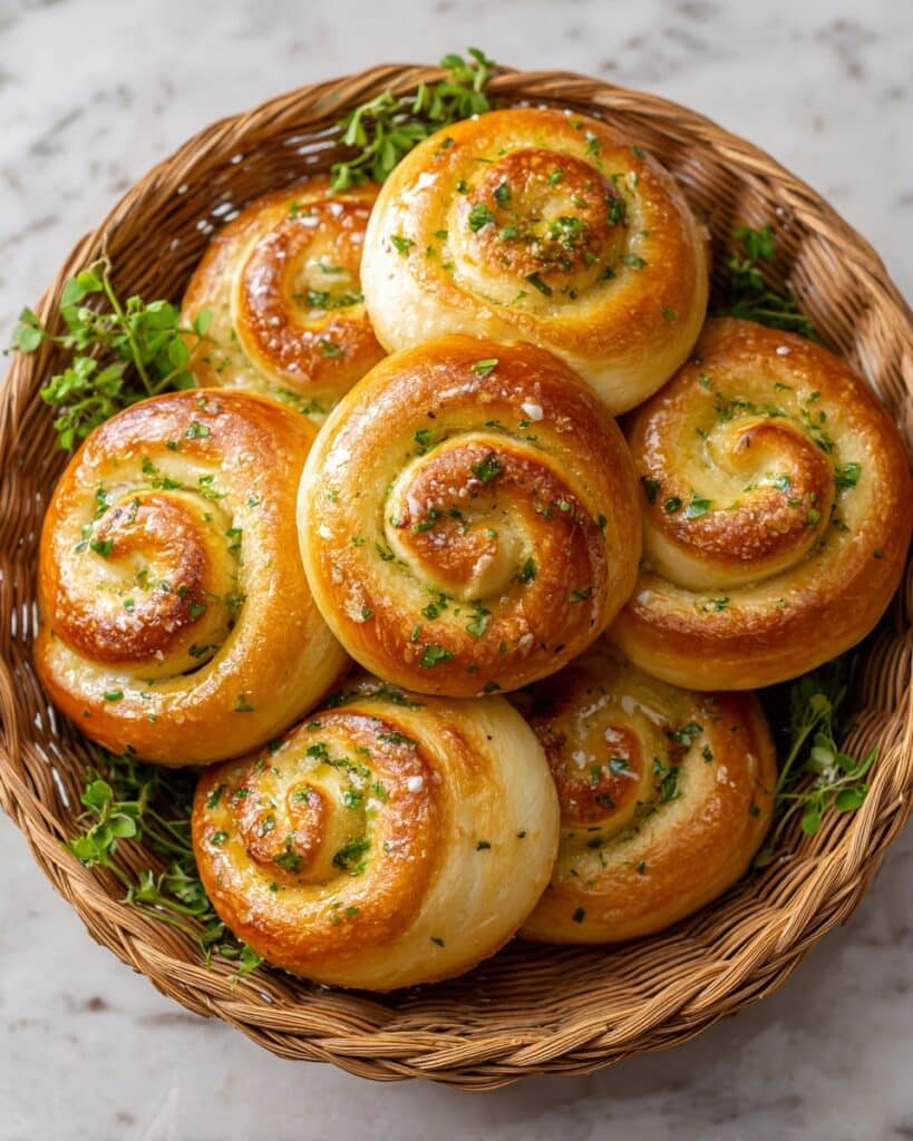 Garlic Herb Swirl Bread Recipe