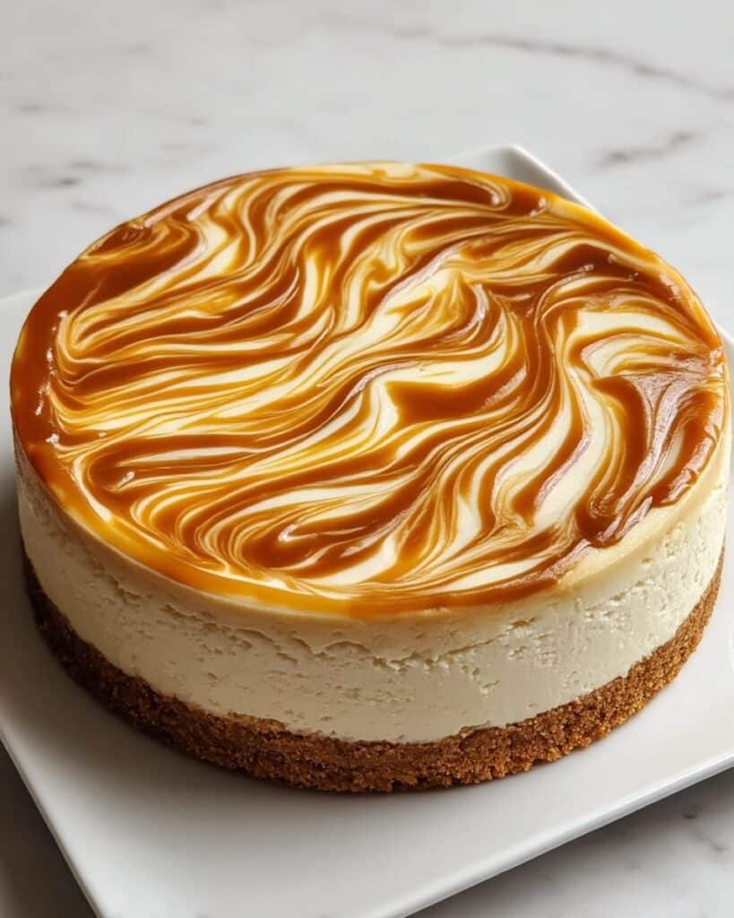 Caramel Swirl Cheesecake Recipe