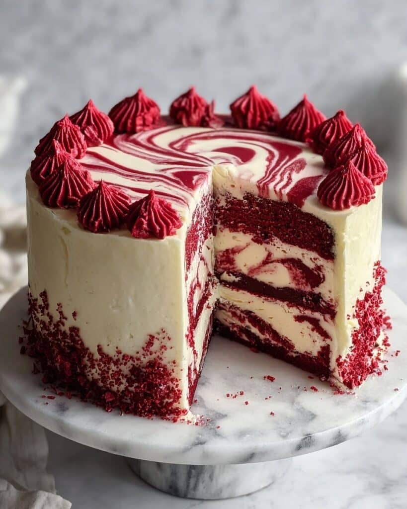 Irresistible Red Velvet Cheesecake Swirl Cake for Every Occasion Recipe